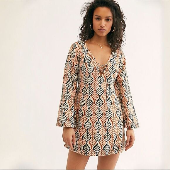 NWOT Free People Gia Shift Dress Black Size Small - Picture 1 of 4